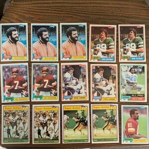 1981 Topps Football Singles